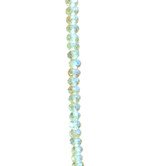 22 K Gold and Peridot necklace with Citrine Briolettes - Picture 11 of 12